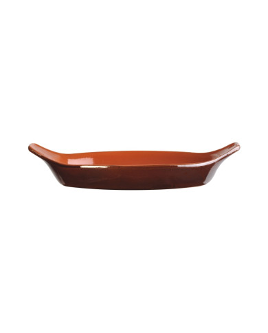 TEGLIA OVALE CM. 20 TERRA